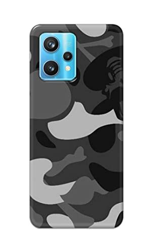 Image of Printed Hard Back Cover Case for Realme 9 4G Back Cover (Army Pattern) -702