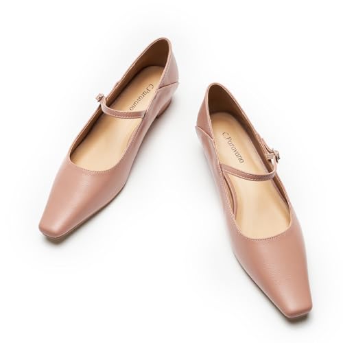 Image of C.Paravano Women's Pumps | Mary Jane Flats | Low Heel Dress Shoes | Convertible Heel Shoes