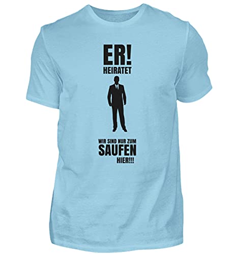 T-Shirt Homme Bleu Anti-Inconfort pour Réussir Votre EVG en Groupe M