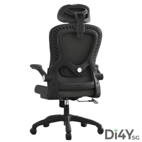 SG Stock | Computer Desk Study Chair (S7 - Full Black)