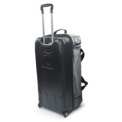 FUL Rolling Duffel Travel Luggage Bag with Wheels, 30 Inches, Black