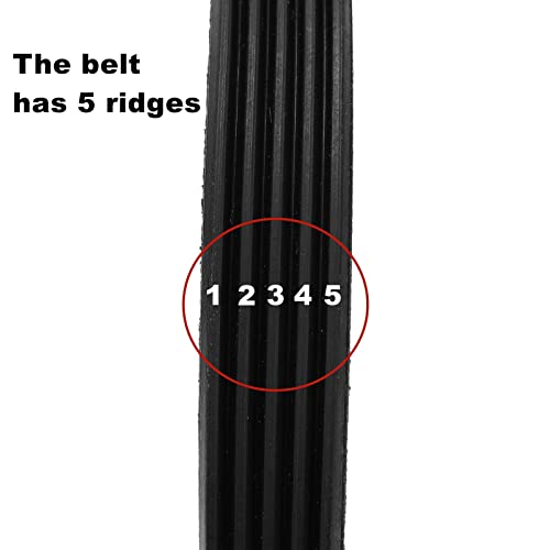 Sankuai 5epj 1225 Antriebsriemen Für Waschmaschine，Keilriemen, Keilrippenriemen Kompatibel Mit Teilenummer 41039460, Antriebsriemen 1225PJ5E = 1225j5 = 5epj1225 Keilrippenriemen, 2 Stück