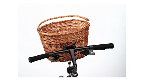 Supvox Fahrradkorb Mit Deckel - Stabiler Metallkorb 38x29x27cm Für Einkäufe & Ausflüge