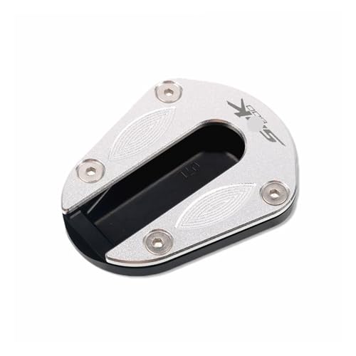 Plaque support béquille latérale moto SRK 600 pour éviter la chute sur sol meuble