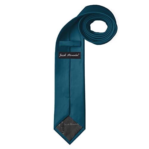 Image of Jacob Alexander Men's Extra Long Solid Color Tie