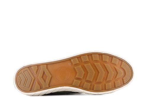 Image of Palladium Unisex Palla Ace Mid Organic Canvas Lace Up Sneaker
