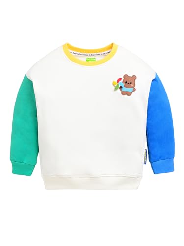 Image of Baby Boys Sweatshirt | Soft Cotton Pullover Top for Winter | Cute & Cozy Casual Wear for Kids