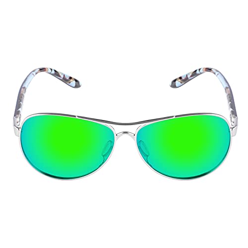Image of Mryok Women's Replacement Lenses for Oakley Tie Breaker OO4108 Sunglasses, HD Polarized, UV Protection, Impact Resistant
