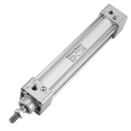 Cilindro neumático SC 32-150 con puerto PT1/8 y doble efecto Heschen 2