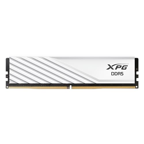 Image of XPG Lancer Blade DDR5 6000MHz CL30 32GB (2x16GB) PC5-48000 RAM 288-Pins UDIMM Desktop Memory Kit White Heatsink(AX5U6000C3016G-DTLABWH)