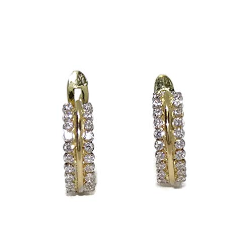 Boucles d'oreilles fille en or 18 carats le cadeau de baptême idéal