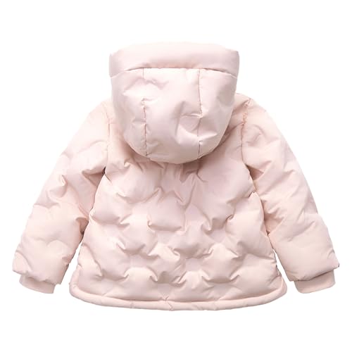Rokka&Rolla Baby Toddler Girls' Water-Resistant Sherpa Fleece Lined Puffer Jacket Winter Coat2