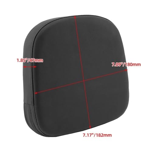 Almohadilla trasera para Chopper con cuero PU impermeable y acolchado 6