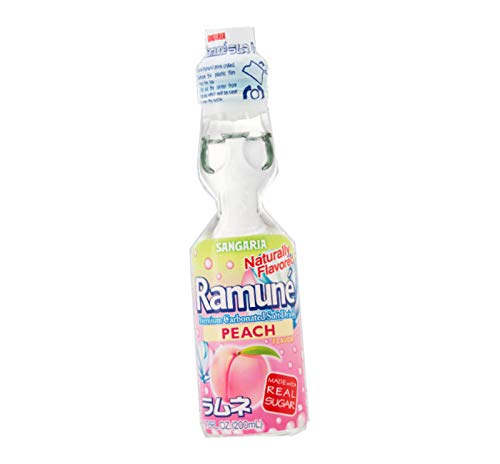 Ramune Peach | Japanese Peach Flavor Soda