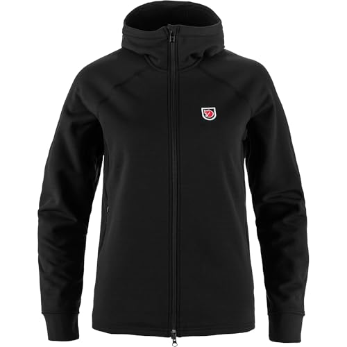 Fjällräven Expedition Fleece Hoodie W sweatshirt polaire femme pour le trekking noir