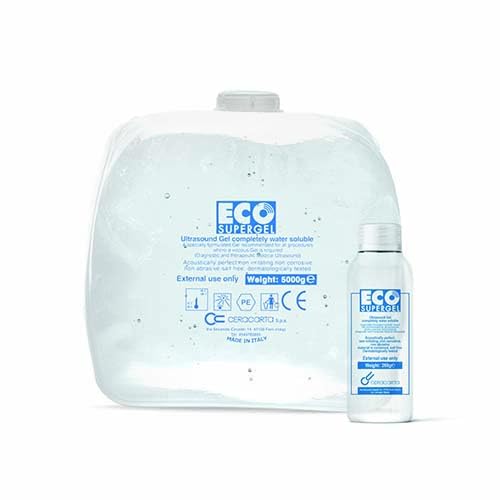 Gel Ultrasuoni e Luce Pulsata 5 L Trasparente – Gel Conduttivo Professionale Idrosolubile ad Alta Scorrevolezza – Compatibile con Apparecchiature Estetiche e Ultrasuoni
