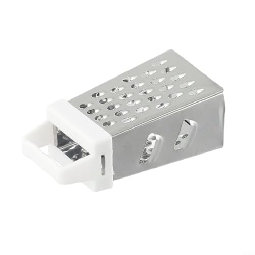 Rallador de acero inoxidable de cuatro caras con mango antideslizante miniatura 5