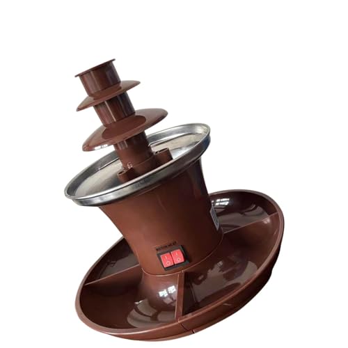 JAMNGHB Quiet Chocolate Fountain Maker Low Noise Chocolate Fountain Machine With Heating Melting Tower For Party Easy To Assemble