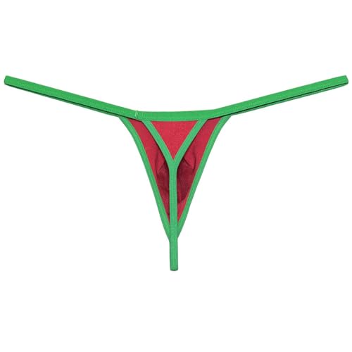 Men Low-rise G-string Bordered Thong Underwear Shining Capri Maxi Bulge Tangas Soft Stretch T-back Underpants3