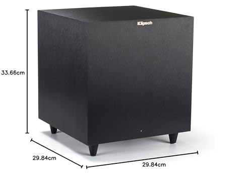 Image of Klipsch Reference R-8SW 8 Inch Active Subwoofer, 150w Peak Power (Black) - India Warranty