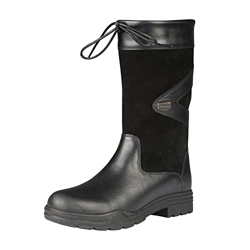 Bottes mi-mollet Greenwich Horka noir idéales pour la vie aux écuries