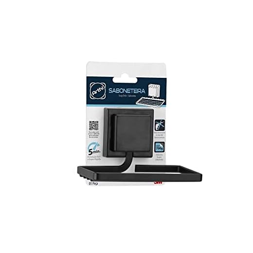 Arthi Saboneteira Piatina Black 3M, 2568,