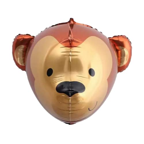 Image of Party Decorz Monkey 4D Face Foil Balloon (23X25 Inch, 1pcs) For Kids Animal,Safari, Zoo Theme Birthday Party Decoration