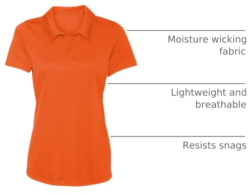 Image of Opna Women's Dry-Fit Golf Polo Shirts 3-Button Golf Polo's in 20 Colors XS-3XL Shirt