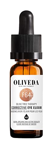 Oliveda F64 - Hydroxytyrosol Corrective Eye Elixir | Triple hyaluronic acid, paracress & panthenol | Anti-aging eye care