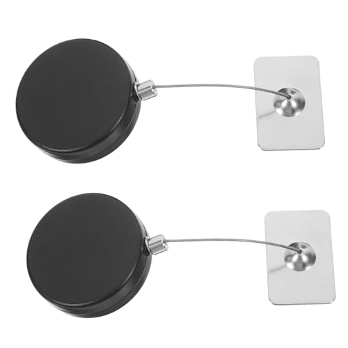 Angoily Retractable Anti-Theft Cable Lock Door Security Latch for Tv Laptop and Remote Tethering