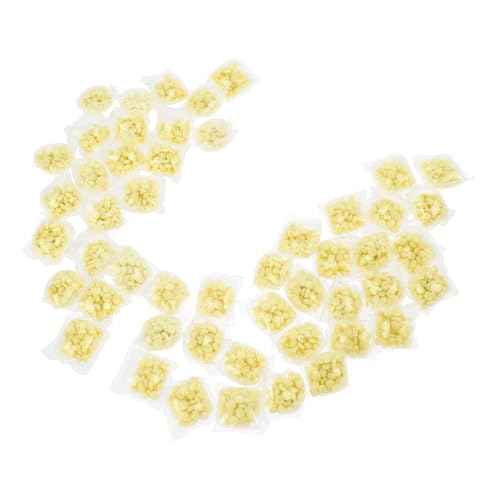 HAPINARY Perlas Aromáticas para Lavadora 50 Unidades Amarillas Potenciadoras de Aroma para Ropa Antiestáticas y Suavizantes Ideales para Lavandería y Cuidado Textil