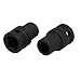 Aexit 1/2-inch Square Hand Operated Tools Drive 11mm Chrome Vanadium Steel Shallow Impact Socket 2pcs Model:88as660qo683