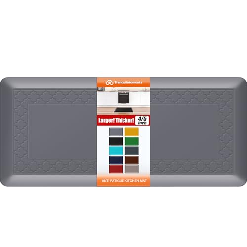 4/5 Inch Thicker Kitchen Mats Anti Fatigue Comfort Mat Standing Desk Rugs - image 1