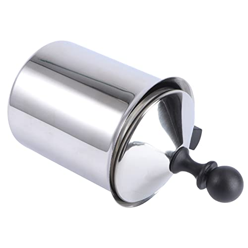 COLLBATH 1Pc Manual Milk Frother Food Pump Milk Foamer for Home Use Low Noise Design Portable and Easy to Use