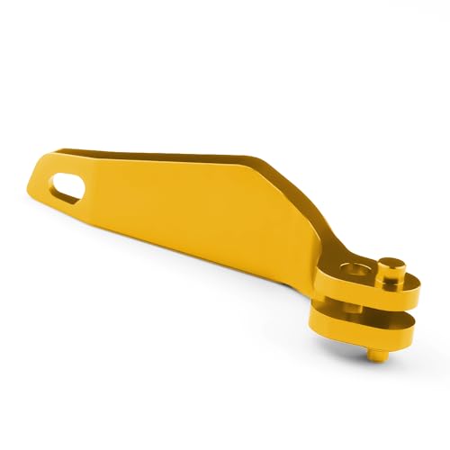 Modeer Für TMAX560 TECHMAX 2020-2023 TMAX 530 DX/SX 2017-2019 TMAX 500 2008-2011 Motorrad CNC Aluminium Feststellbremshebel tmax 560 tech max tmax 530 sx dx Zubehör (Gold)