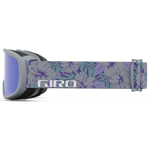 Giro Womens Moxie Ski/Snow Goggles - Grey Botanical - Grey Cobalt/Yellow Lens - Image 2