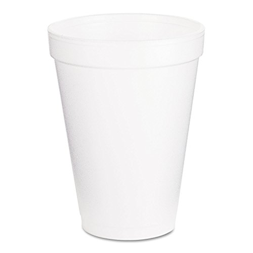 DART 12J16 12 oz Foam Cup (Case of 1000) white