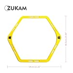 Hex Agility Rings for Speed Training & Agility Footwork Training Speed Hurdles Ladder - Image 2