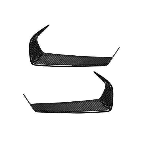 Phares avant carbone pour Nissan GT-R35 2008-2016 : sourcils de phares noirs en fibre véritable