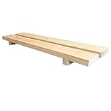 Natural Japanese Hinoki Tub Bench, Small