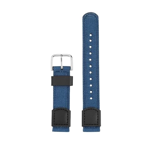 [nCS[] 18mm ubNiCEHb`oh ȃXNGAEHb` AE1200/1300 SGW400 AQ-150W A158W A168 LoXEHb`Xgbv gɍœK(Blue silver bukcle)