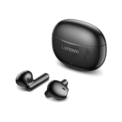 Lenovo Écouteurs stéréo True Wireless E310 Seuls, Bluetooth 5.3 ENC, Écouteurs antibruit avec Haut-Parleur de 13 mm, Type-C Charge, 20 h d'autonomie - Noir