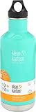 Klean Kanteen Classic Stainless Steel Double Wall Insulated Water Bottle with Loop Cap, 32-Ounce, Sea Crest
