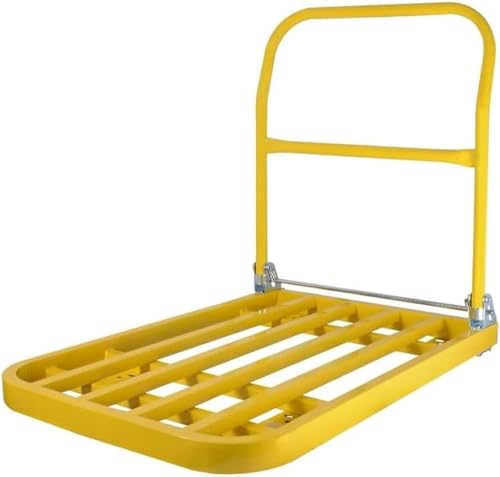 Carretilla plegable de acero resistente amarilla miniatura 3
