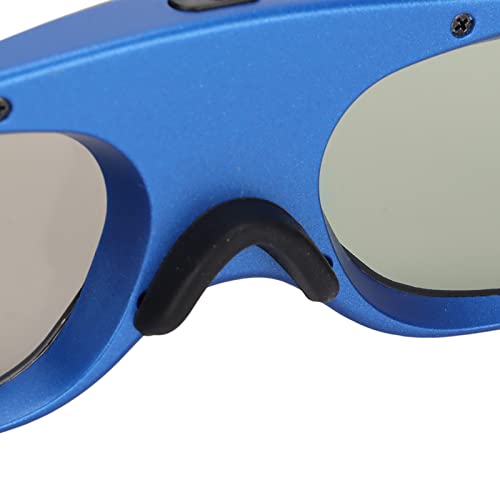 Gafas 3D DLP Link activas que eliminan la fatiga visual con batería recargable pack de 2 6