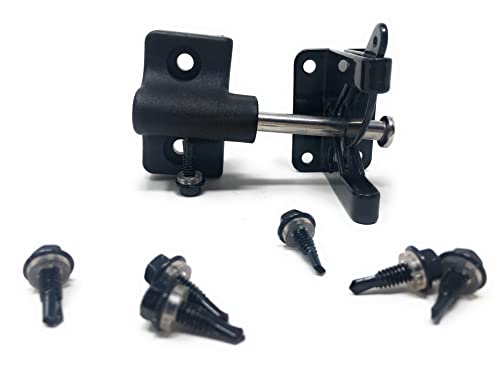 Universal Gravity Latch - Flush with Screw Holes and Tek-Screws