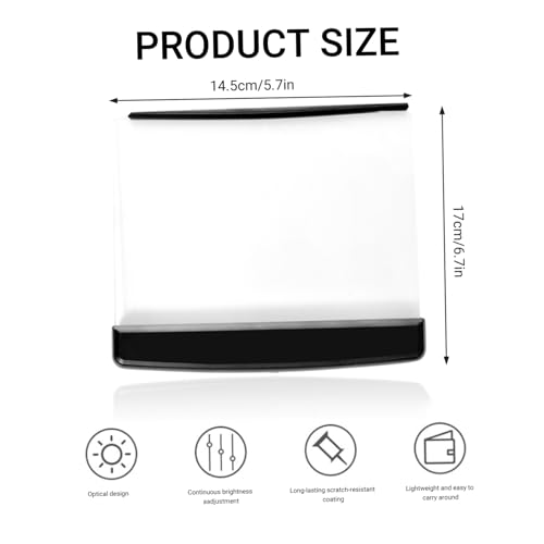 Luz de lectura cuidado de ojos contra la fatiga visual panel plano LED transparente de libro 3