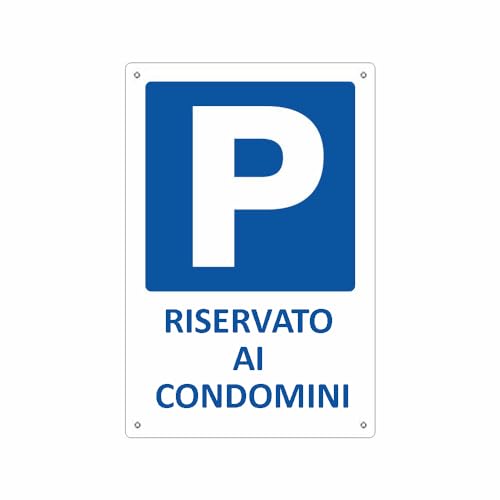 Kippen 9105 - Cartello Segnaletico in PVC - RISERVATO AI CONDOMINI