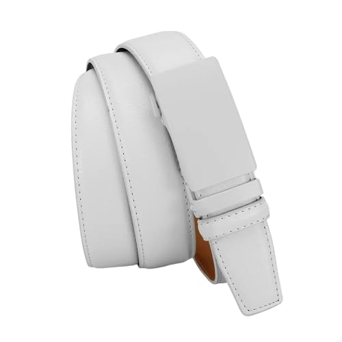 Men's Adjustable Business Belt, Classic Metal Buckle Casual Belt, Box Packaging 40Cx31wps-We 125cm