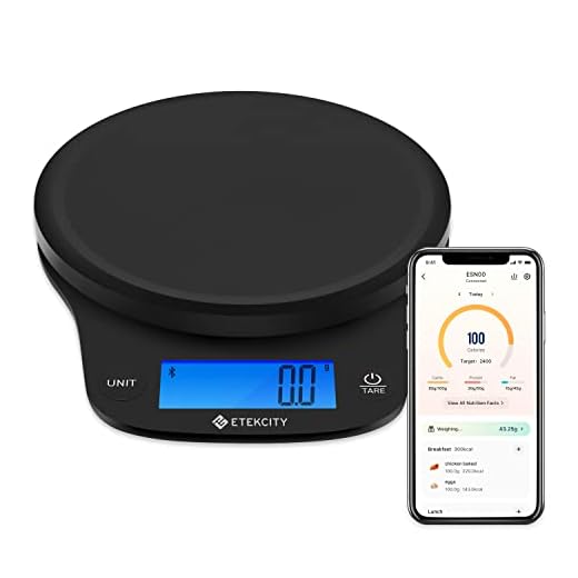 Etekcity 0.1g Food Kitchen Scale, Digital Grams and Oz for Cooking, Baking, Jewelry, Keto, Macro, Calorie and Weight Loss, Large, Black Plastic